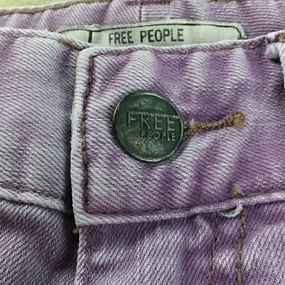 Free People skinny jeans raw hem 25 - Picture 4 of 9